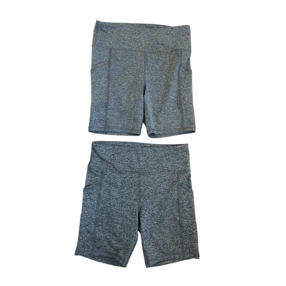 Zobha - Bundle of Two Gray Bike Shorts - Women's Large
